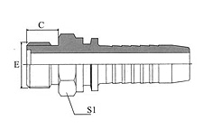 O-ring Metric Male Flat Seal